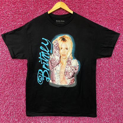 Britney Spears Airbrushed Stone Wash T-Shirt Large