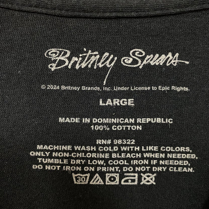 Britney Spears Airbrushed Stone Wash T-Shirt Large