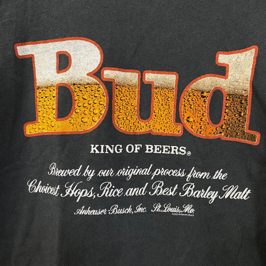 Junk Food Clothing Budweiser Bud King of Beers Women's Vintage Style Tee XS