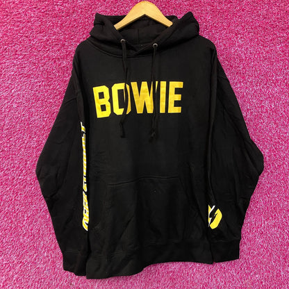 David Bowie Ziggy Stardust Black Hoodie size 3Xl