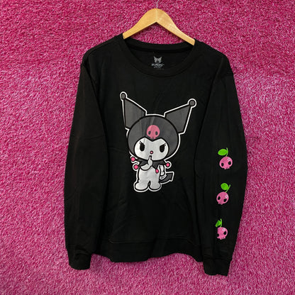 Kuromi Devious Cherry Crewneck sweater size large