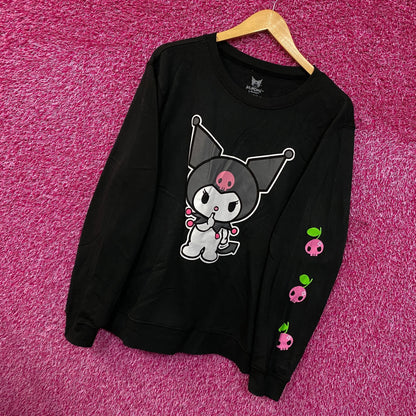 Kuromi Devious Cherry Crewneck sweater size large