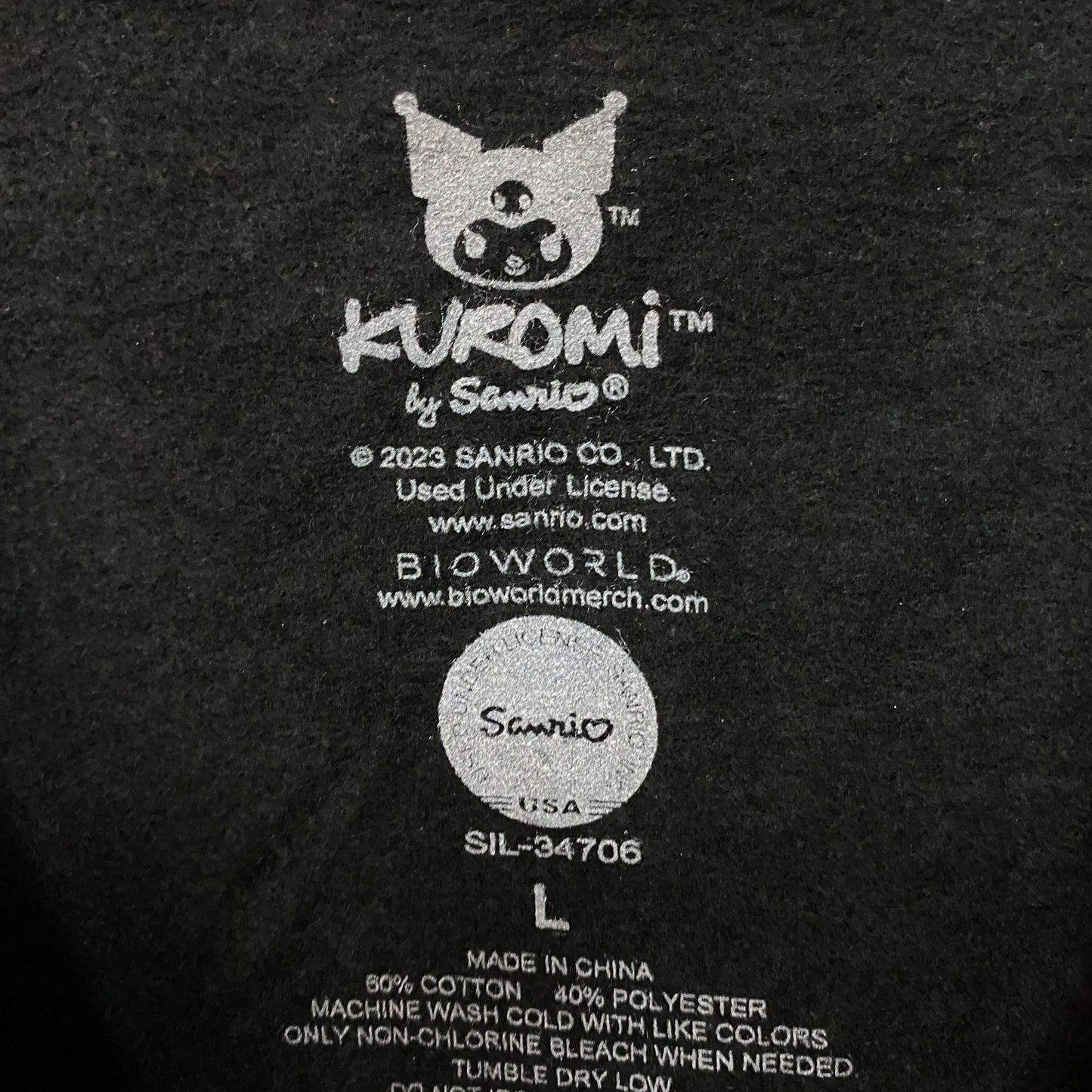 Kuromi Devious Cherry Crewneck sweater size large