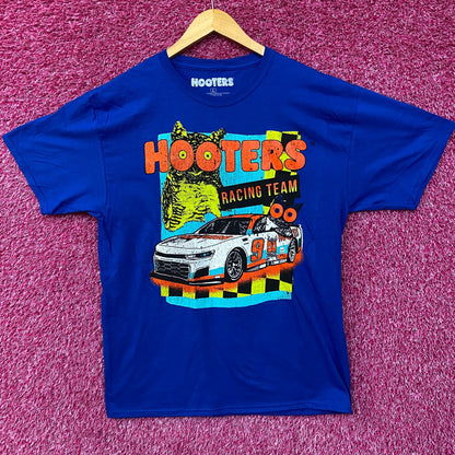 Hooters Racing Team Race Car Number 9 Graphic Design T-Shirt Large