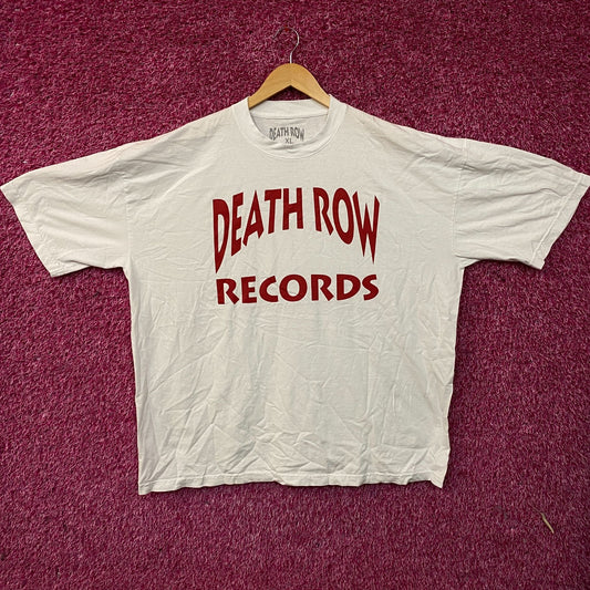 Death Row Records Logo Graphic T-Shirt XL