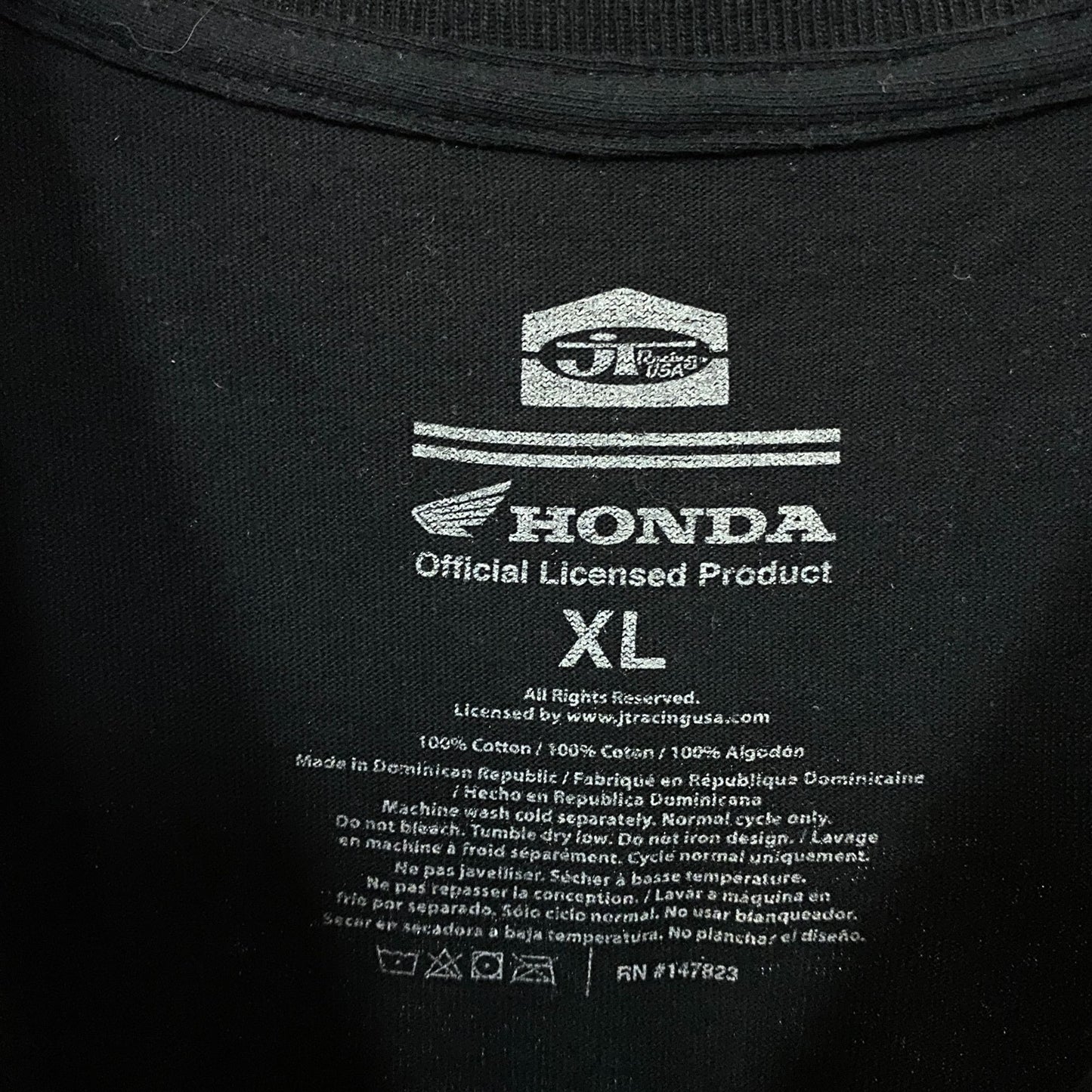 JT Racing x Honda Gamble Graphic T-Shirt XL