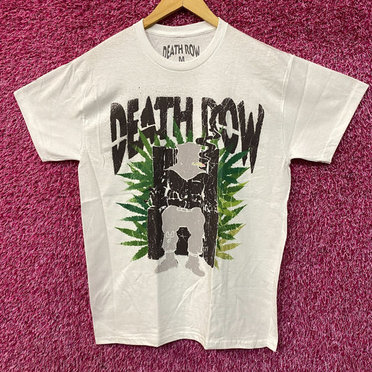 Death Row Records Puffy Electric Chair Inmate Logo Rap Tee Medium