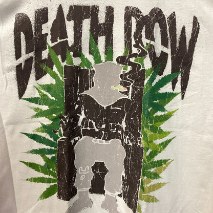 Death Row Records Puffy Electric Chair Inmate Logo Rap Tee Medium