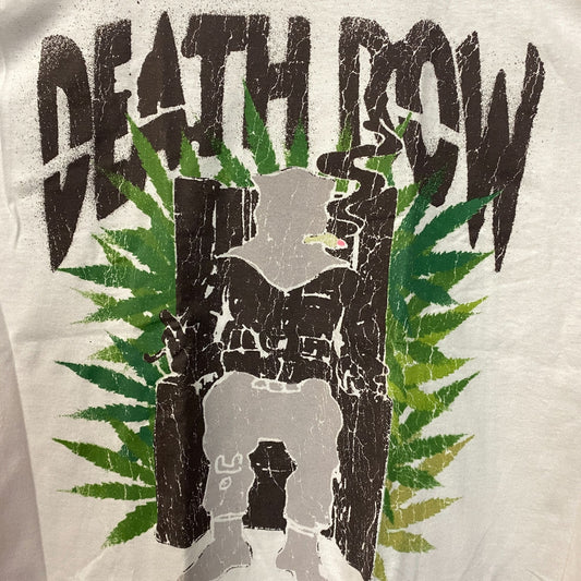 Death Row Records Puffy Electric Chair Inmate Logo Rap Tee Medium