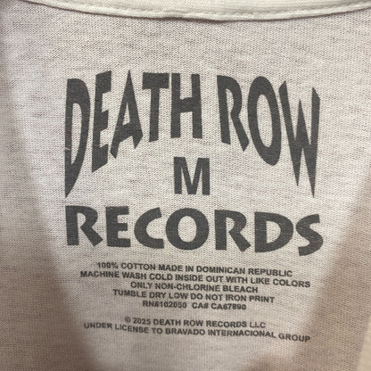 Death Row Records Puffy Electric Chair Inmate Logo Rap Tee Medium