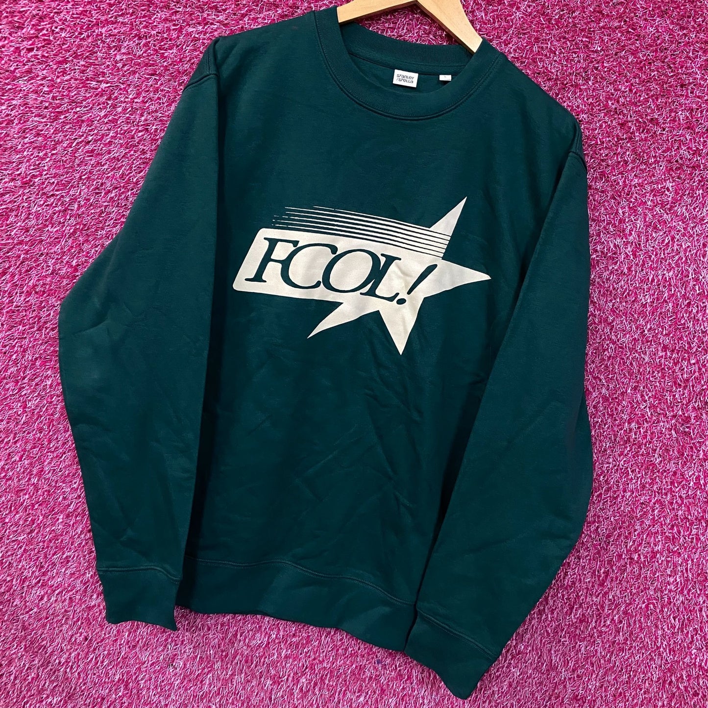 Finneas FCOL! Star Crewneck Pullover Sweatshirt Large
