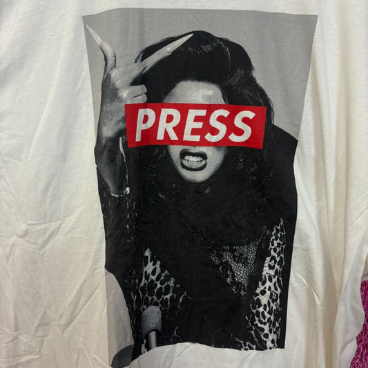 Cardi B Press rap Tshirt size 3XL