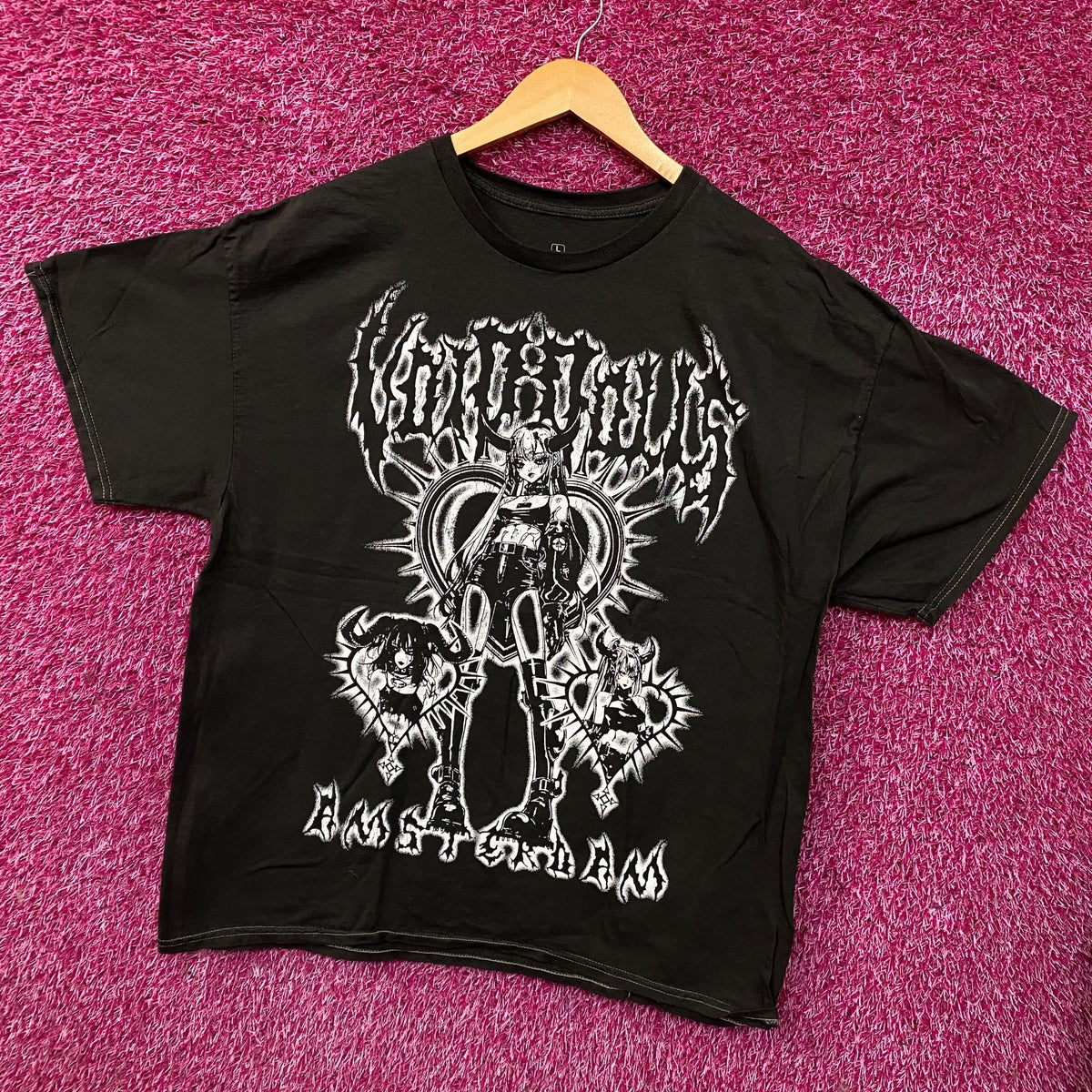 Void Dolls Metal Anime Girl Amsterdam Graphic T-Shirt Large