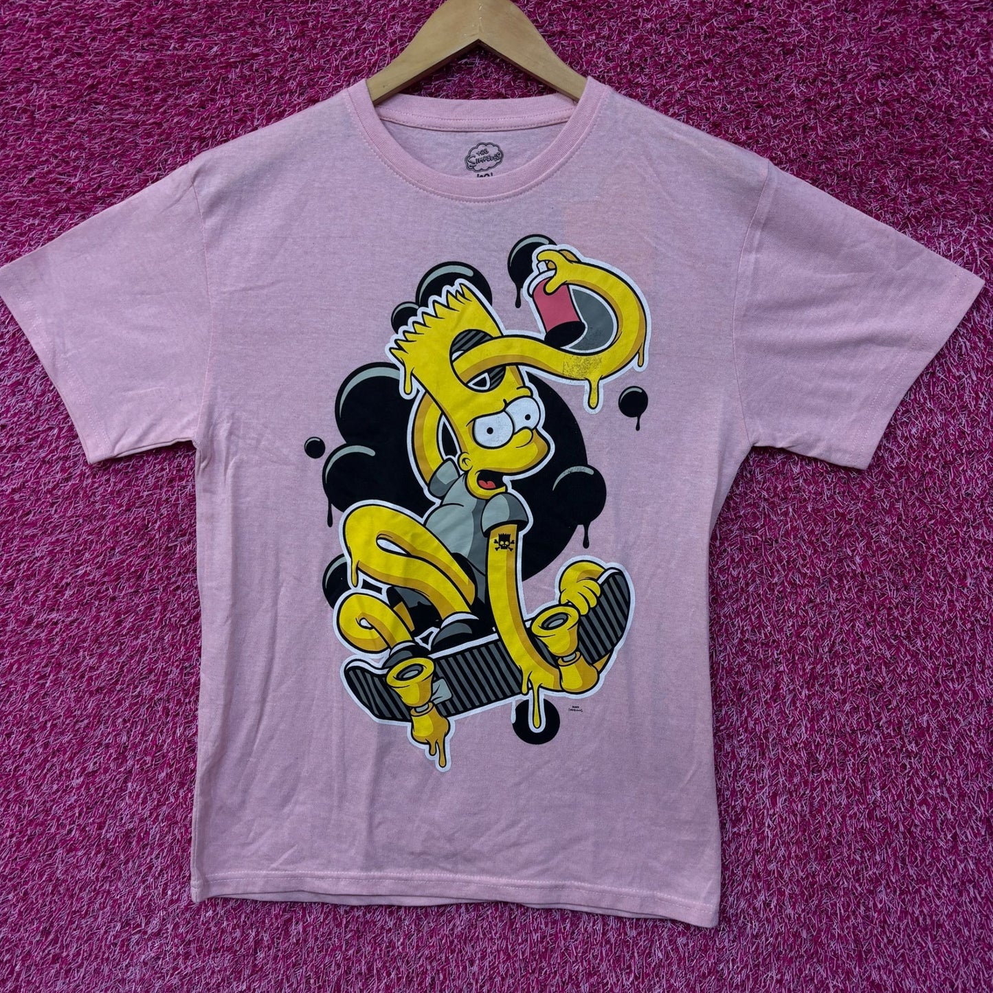 The Simpson bart gravity skating Tshirt size medium