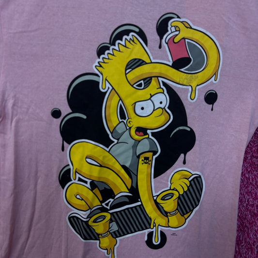 The Simpson bart gravity skating Tshirt size medium