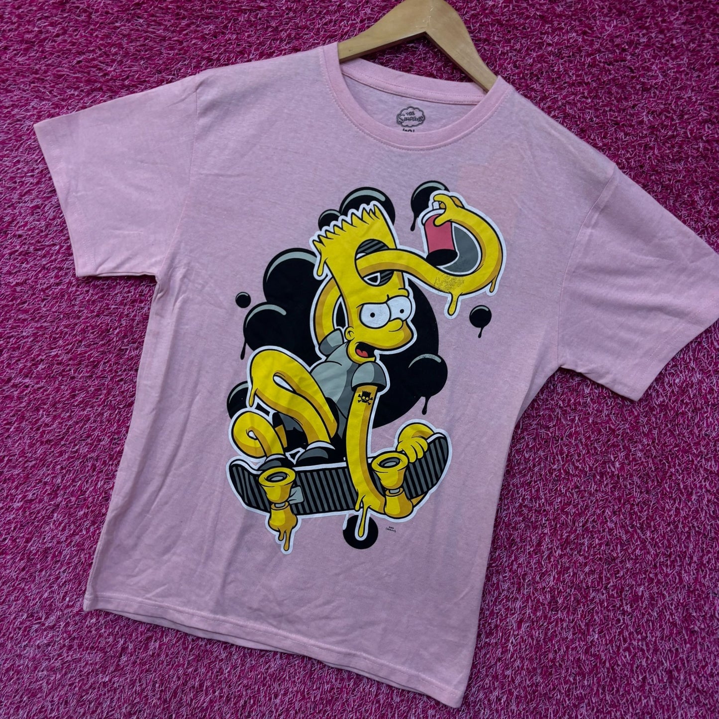 The Simpson bart gravity skating Tshirt size medium