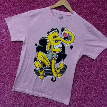 The Simpson bart gravity skating Tshirt size medium