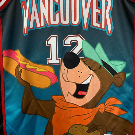 Headgear Classics Yogi Bear Vancouver Basketball Jersey XL