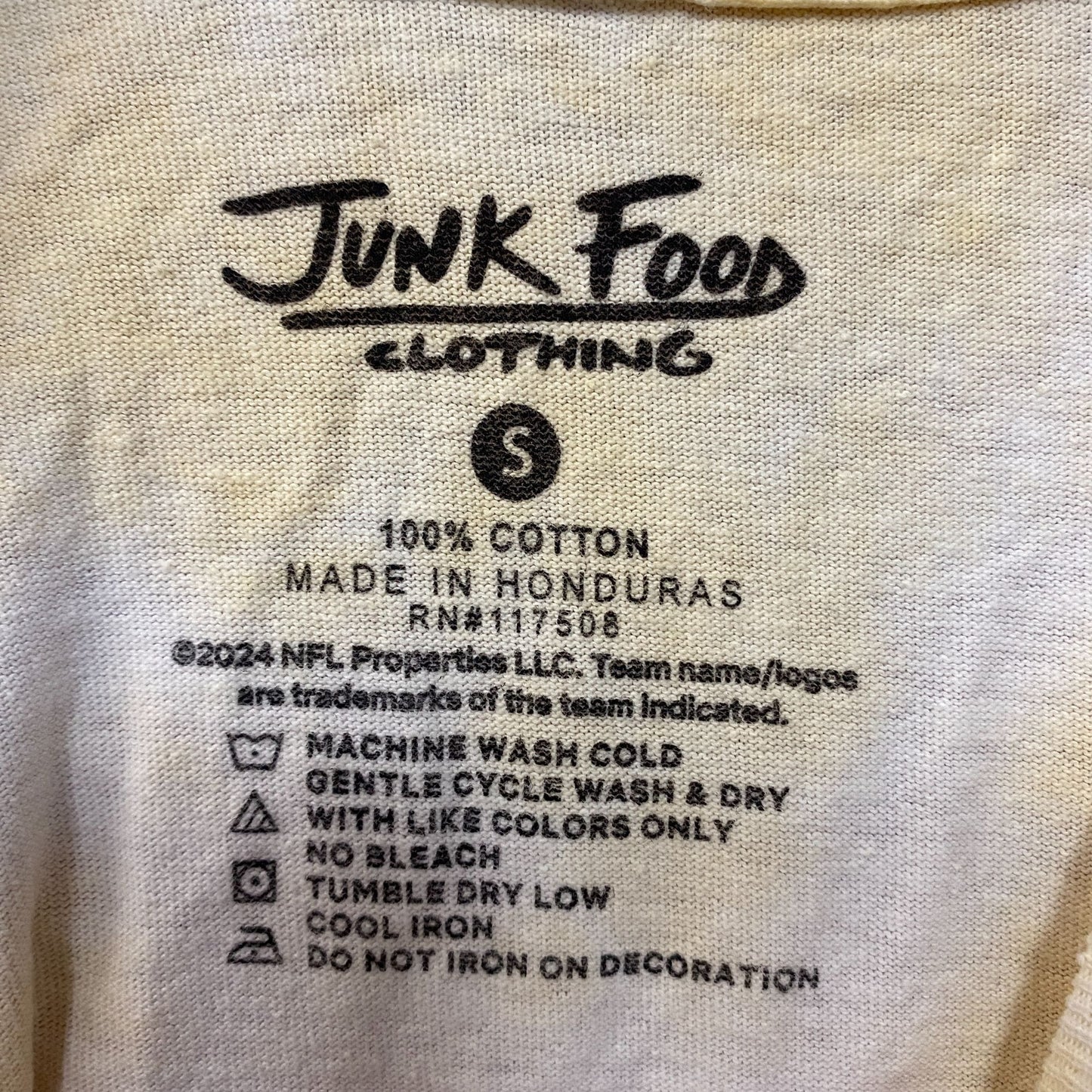 Junk Food Pittsburgh Steelers Football Tie Dye T-Shirt Small