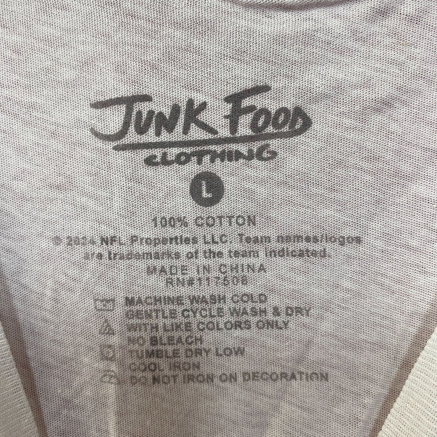 Junk Food Clothing NFL Cincinnati Bengals Cropped Sleeveless T-Shirt Large