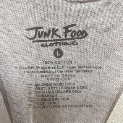 Junk Food Clothing NFL Cincinnati Bengals Cropped Sleeveless T-Shirt Large