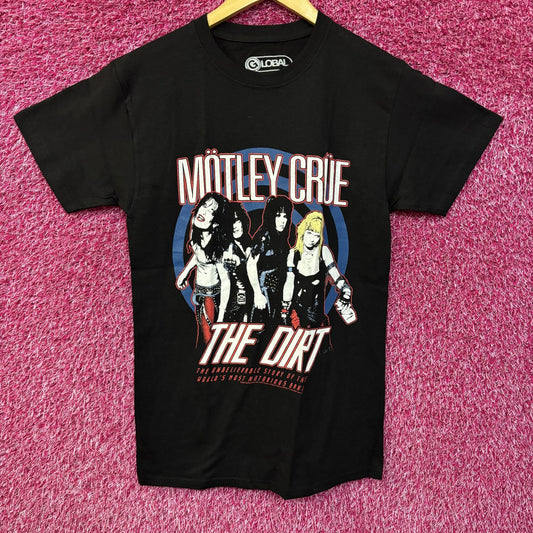 Motley Crue "The Dirt" Black T-Shirt Small