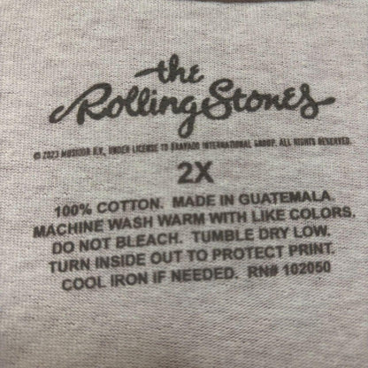 The Rolling Stones Pink Hot Lips Rock Band T-shirt 2XL