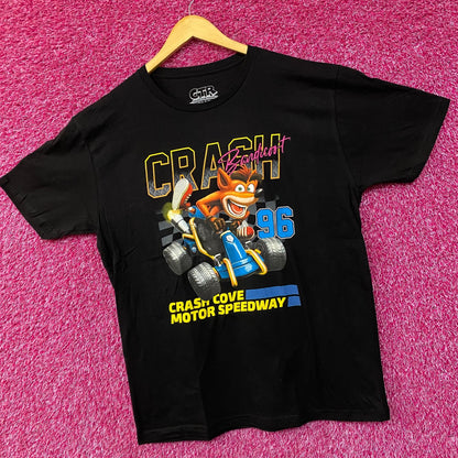 Crash Bandicoot Motor Speedway Retro Video Game T-Shirt 2XL