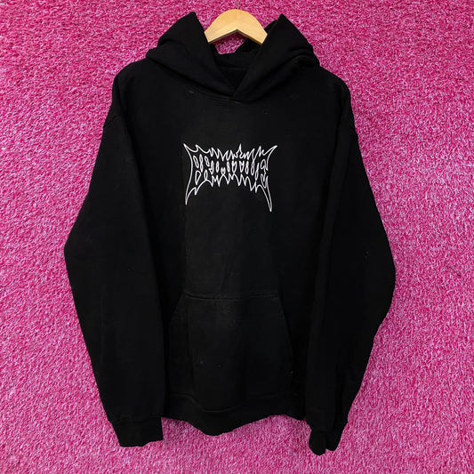 Primitive Threat Metal Graphic Pullover Hoodie Large