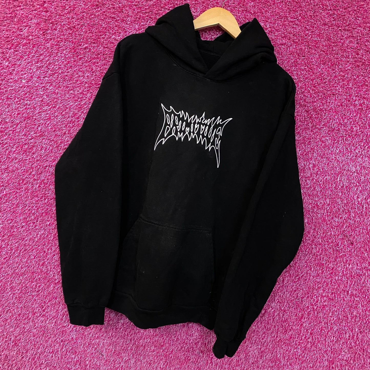 Primitive Threat Metal Graphic Pullover Hoodie Large