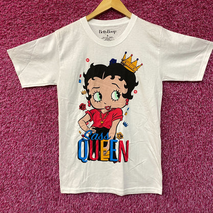 Betty Boop Sass Queen Graphic Design Cute T-Shirt Small