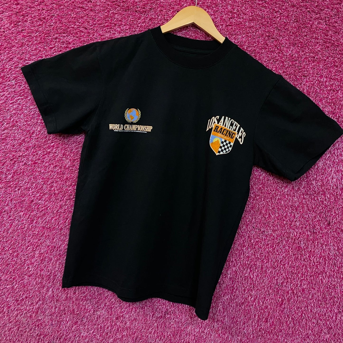 Los Angeles Racing Motorsport Vintage Style T-Shirt Small