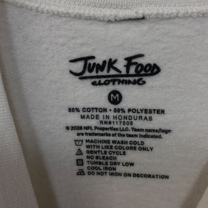 Junk Food Clothing Pittsburgh Steelers Repeat Glitter Crew Sweatshirt Medium