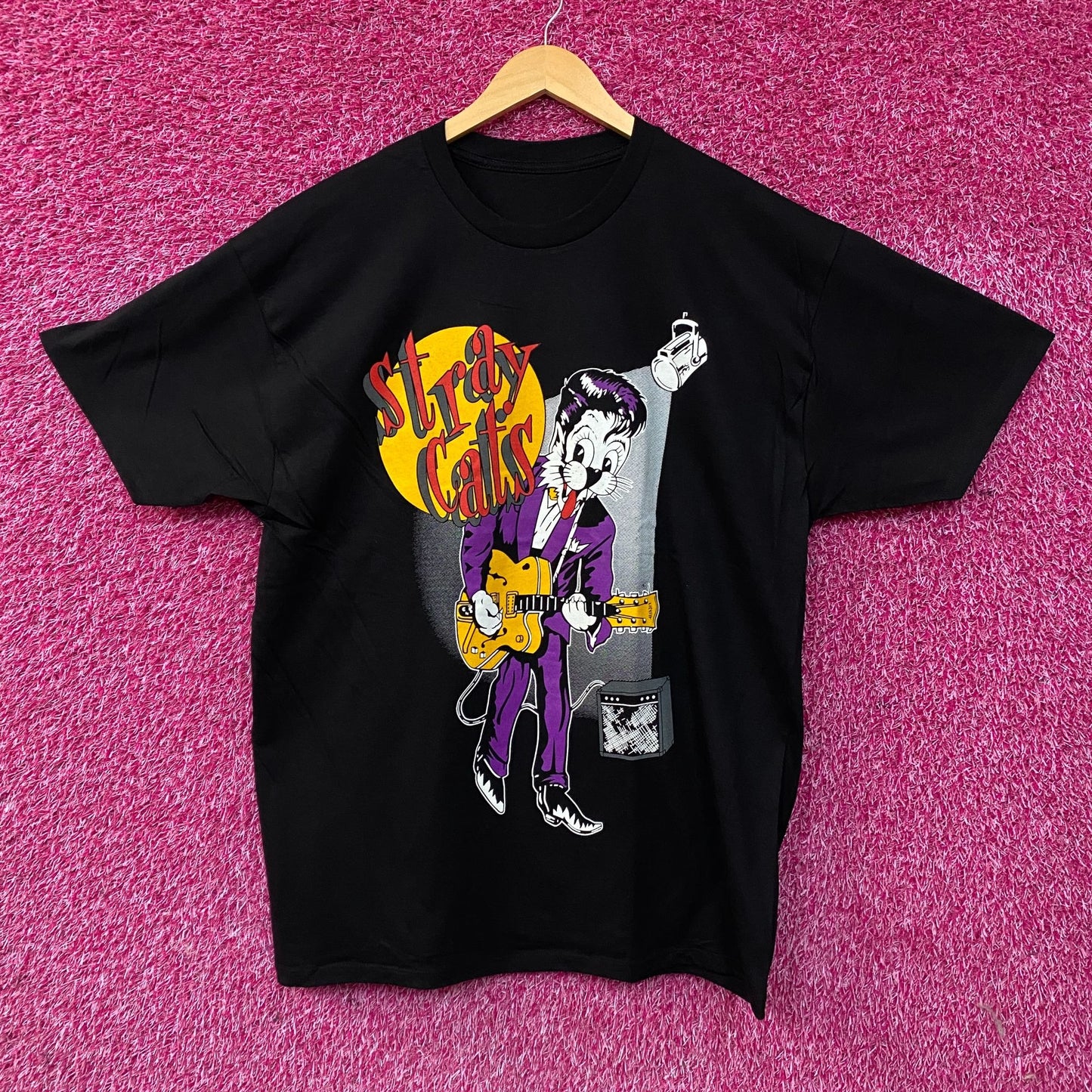 Stray Cats American Rockabilly Band T-Shirt Large