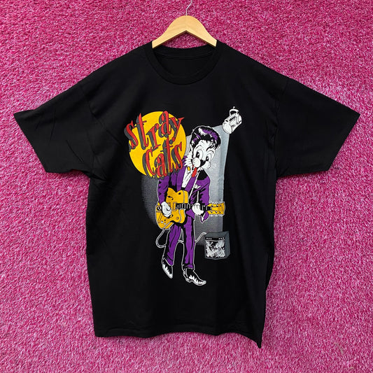 Stray Cats American Rockabilly Band T-Shirt Large