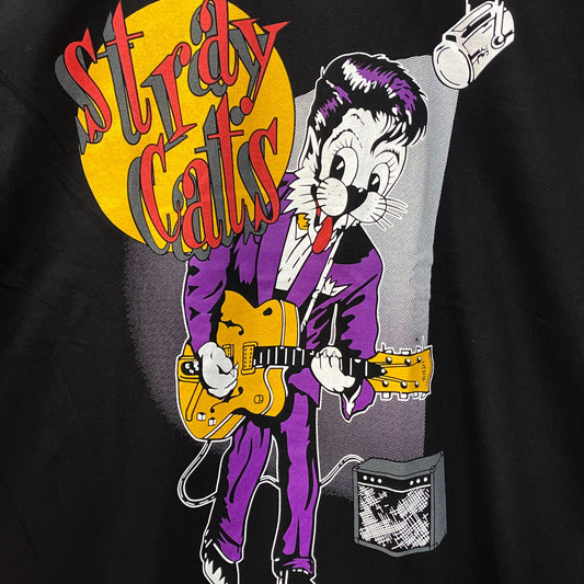 Stray Cats American Rockabilly Band T-Shirt Large