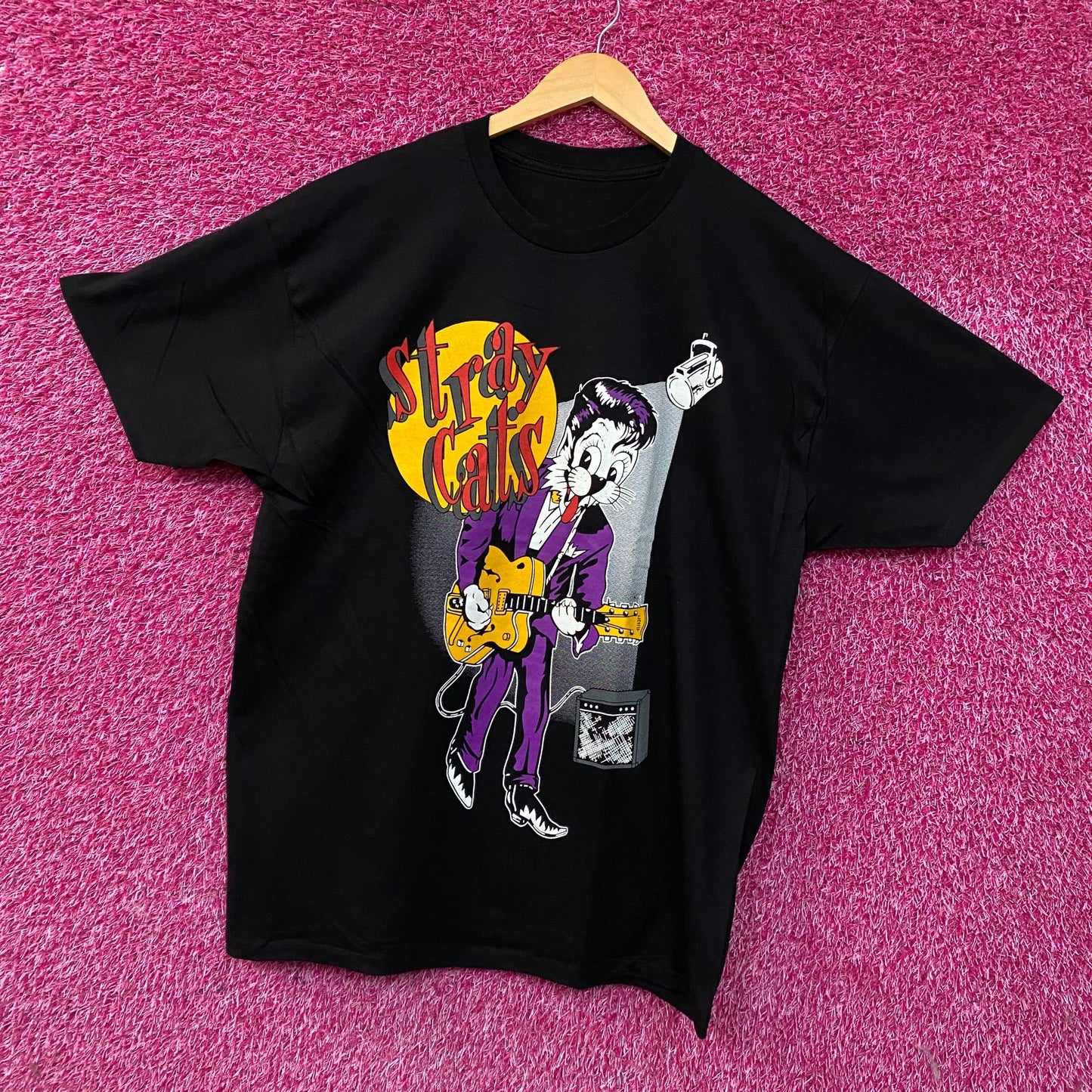Stray Cats American Rockabilly Band T-Shirt Large