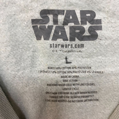 Star Wars The Mandalorian The Child Baby Yoda Grogu Cropped Pullover Sweatshirt Large