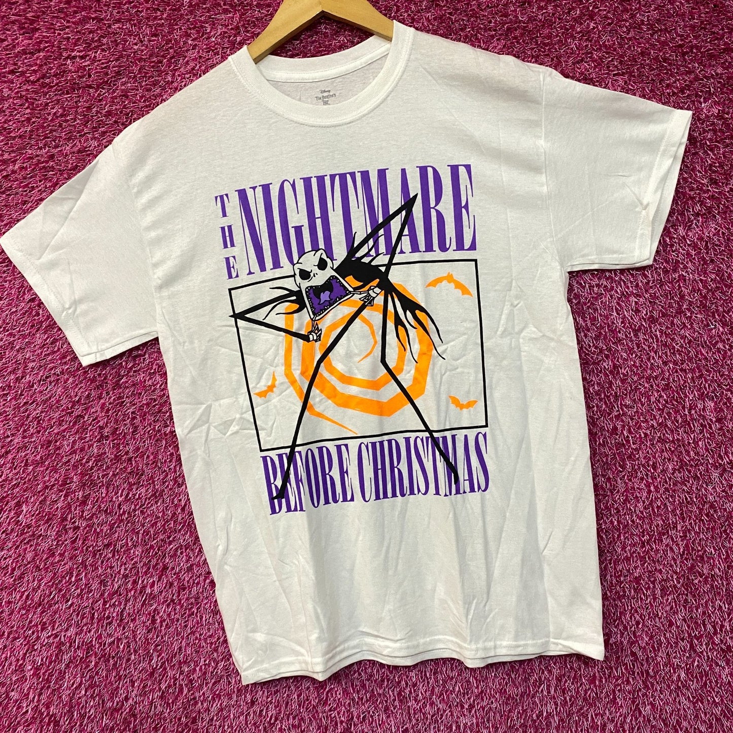 Tim Burton Nightmare Before Christmas Jack Skellington Mad T-Shirt Small