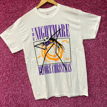 Tim Burton Nightmare Before Christmas Jack Skellington Mad T-Shirt Small