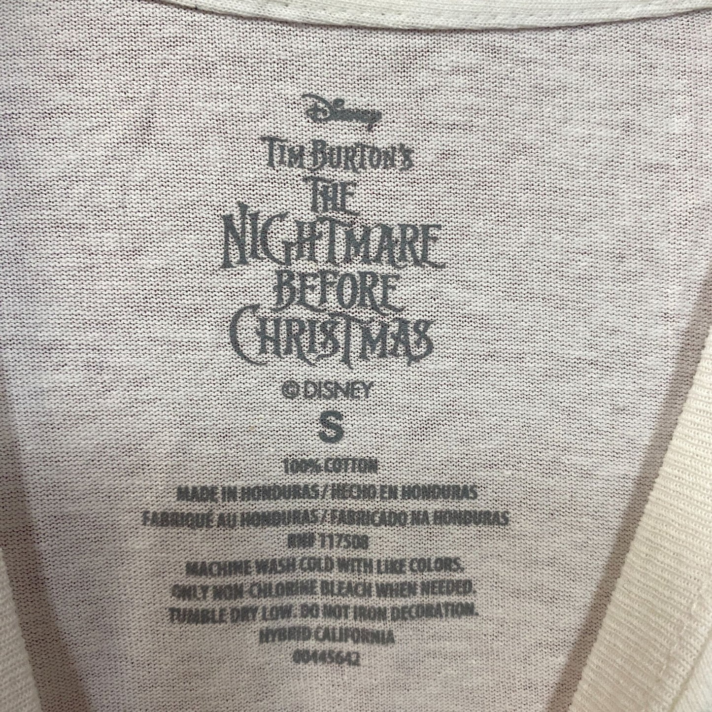 Tim Burton Nightmare Before Christmas Jack Skellington Mad T-Shirt Small
