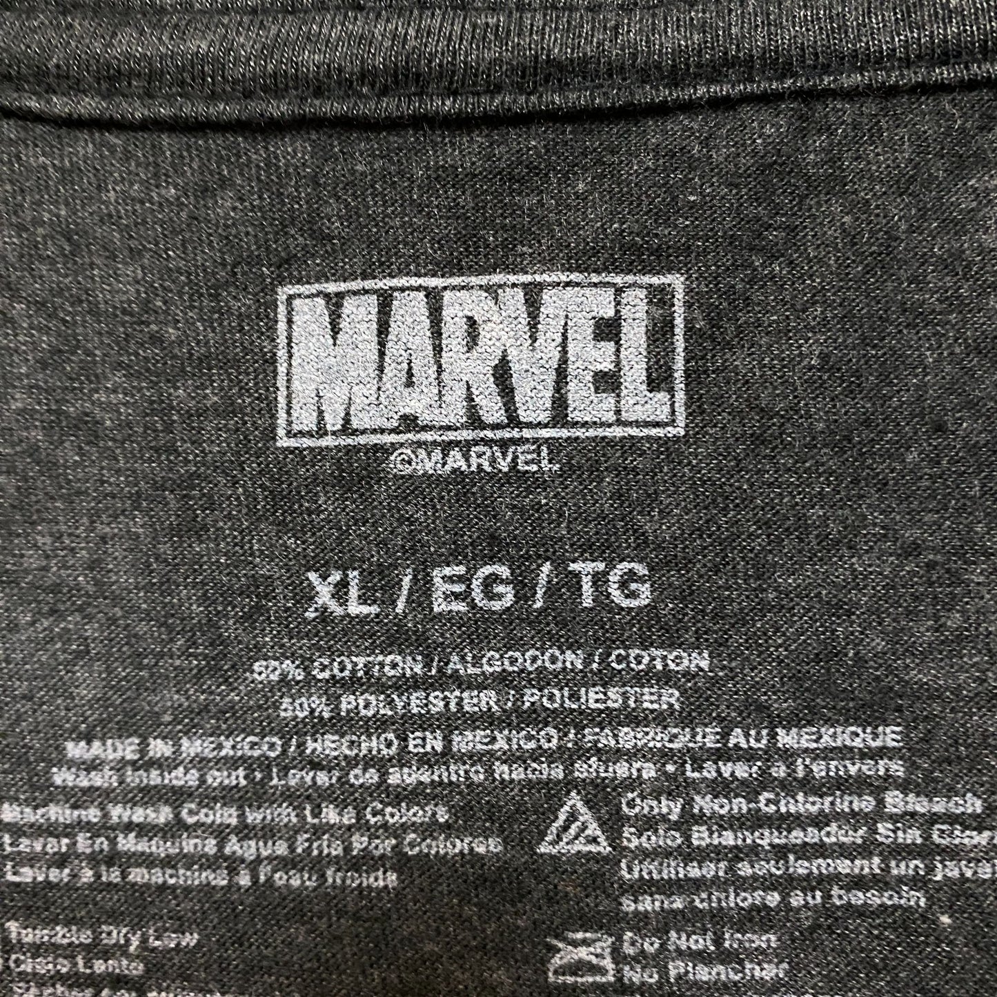 Marvel Comic Periodic Table Super Hero Tshirt Size XL