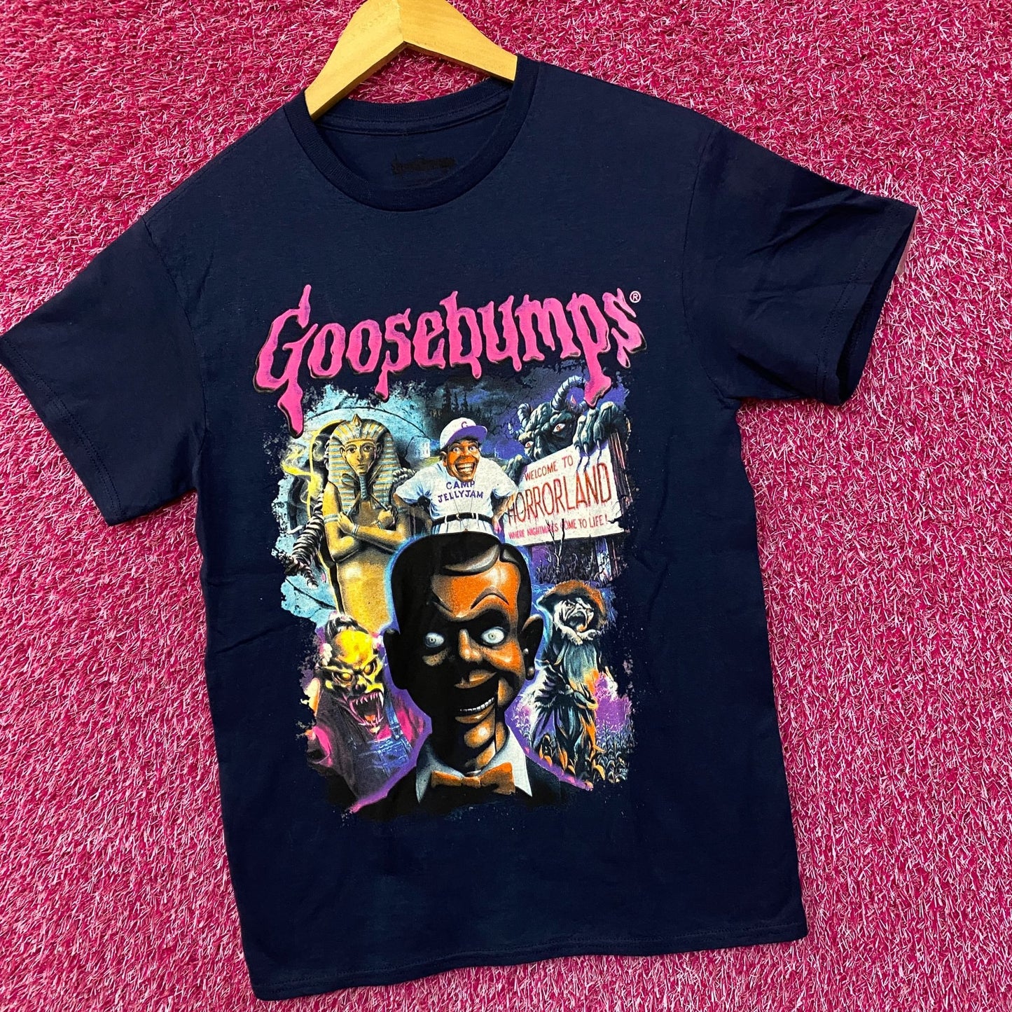 Goosebumps HorrorLand The Best Of horror T-shirt Small