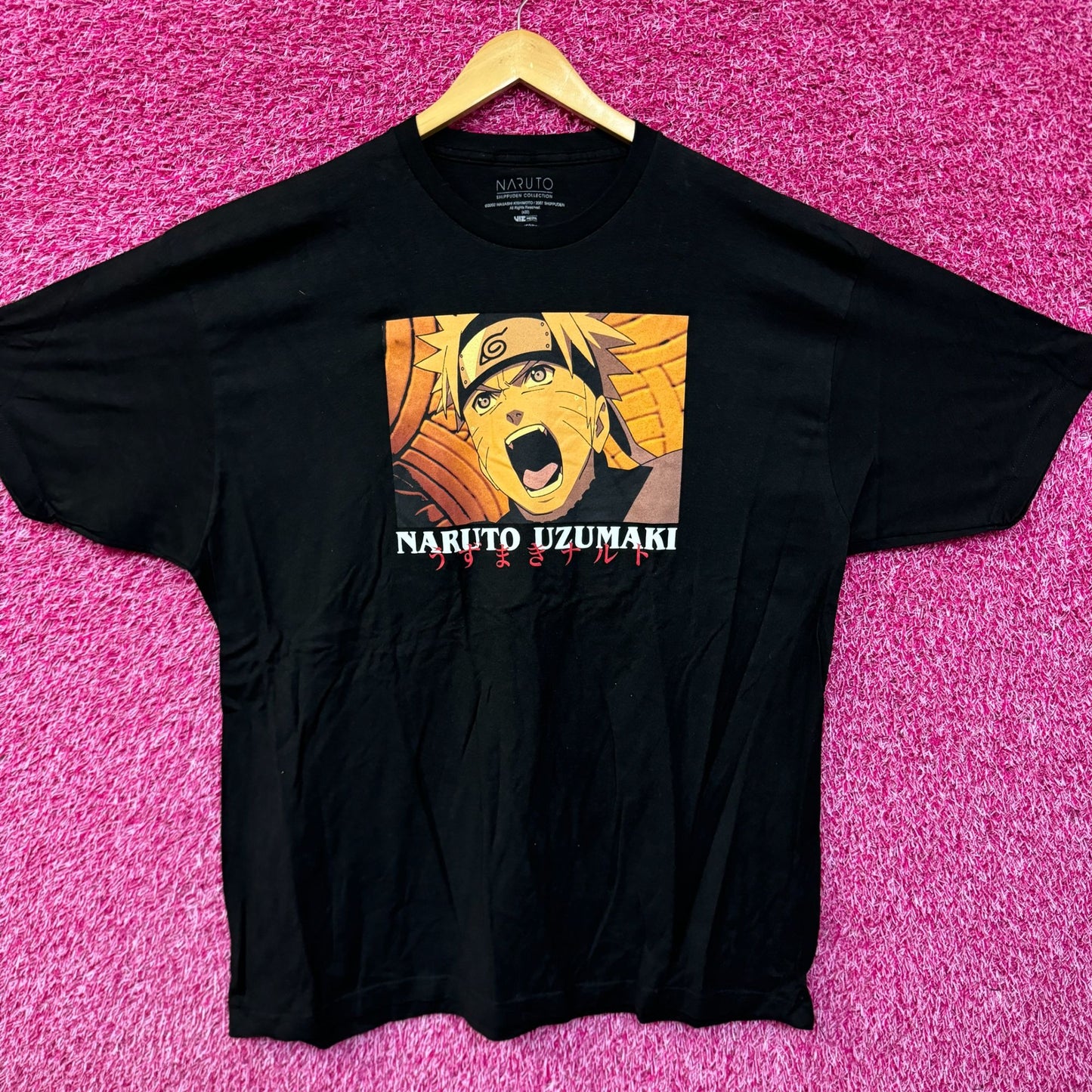 Naruto Uzumaki Screaming T-shirt size 2XL