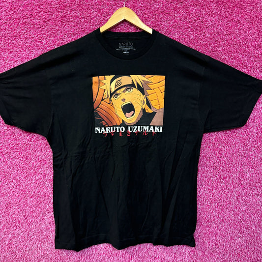 Naruto Uzumaki Screaming T-shirt size 2XL