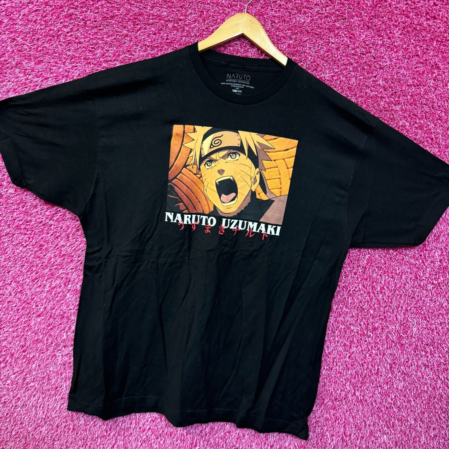 Naruto Uzumaki Screaming T-shirt size 2XL