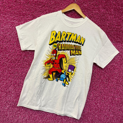 Bartman & Radioactive Man Comic Superhero The Simpsons Tee M