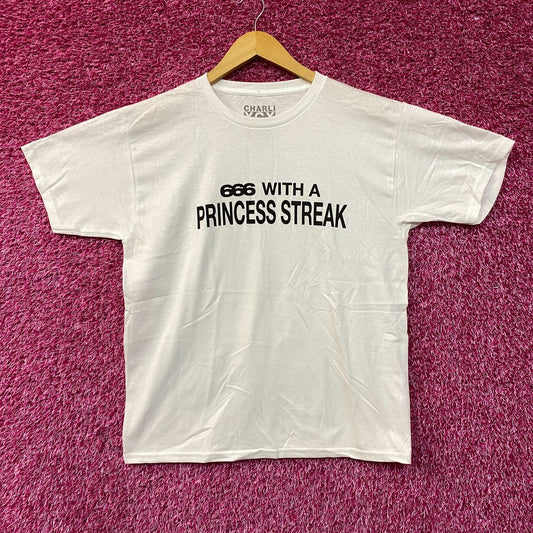 CharliXCX 666 With a Princess Streak Music Tshirt Small