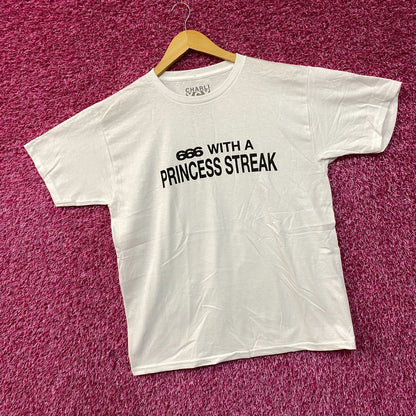 CharliXCX 666 With a Princess Streak Music Tshirt Small