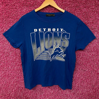 Junk Food Clothing Detroit Lions Vintage Style Women's Tee Large